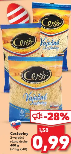 Cessi Vaječné cestoviny