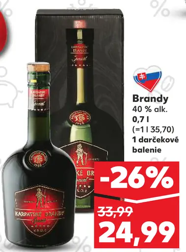 Karpatské brandy Špeciál darčekové balenie