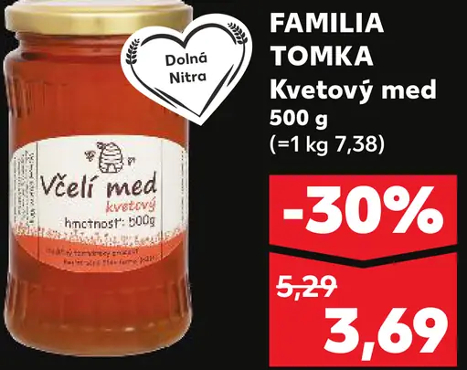 Familia Tomka kvetový med