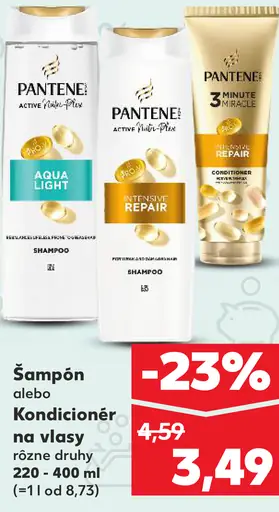 Pantene šampón alebo kondicionér na vlasy rôzne druhy