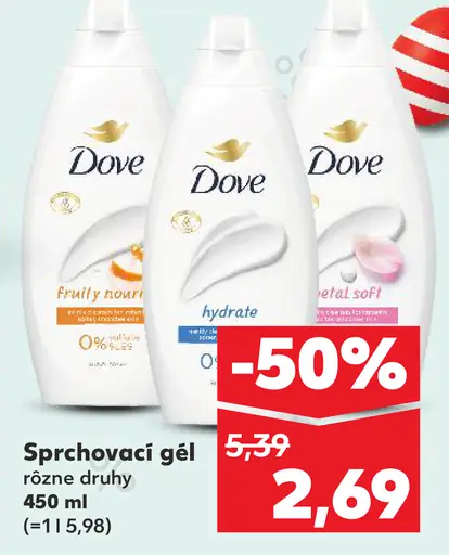 Dove sprchový gél vybrané druhy