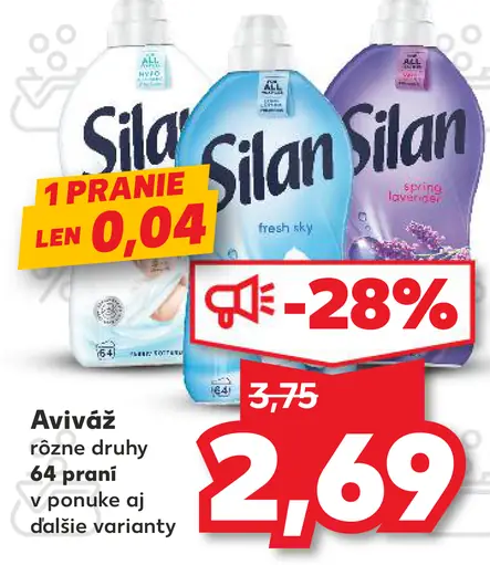 Silan aviváž rôzne druhy