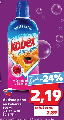 Kobex Aktívna pena na koberce