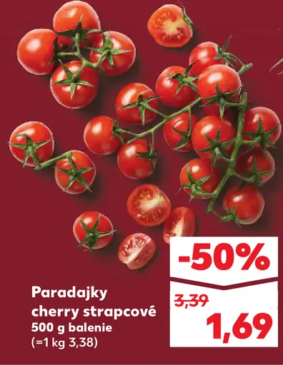 Paradajky cherry strapcové