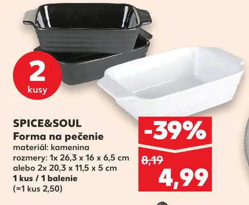 SPICE&SOUL forma na pečenie kameninová