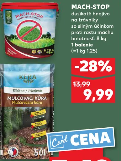 MACH-STOP Dusíkaté hnojivo na trávniky