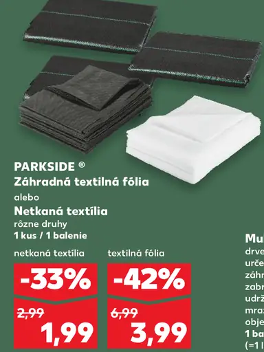 PARKSIDE Záhradná textilná fólia
