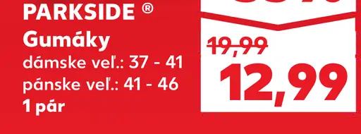 PARKSIDE Gumáky