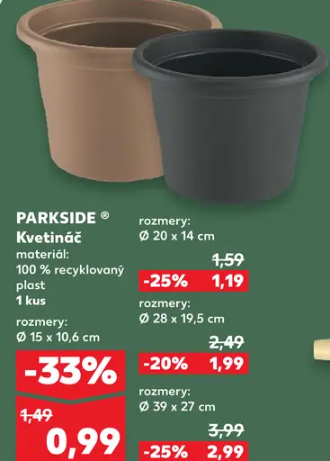 Parkside kvetináč