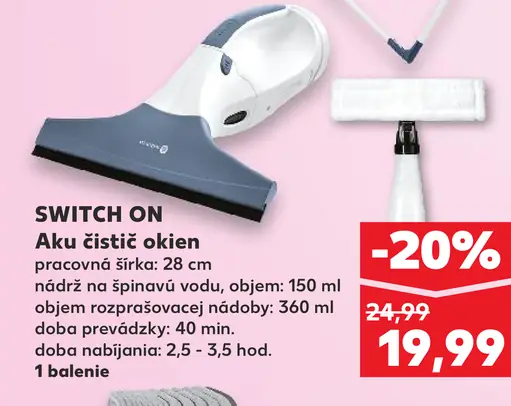 Switch On aku čistič okien