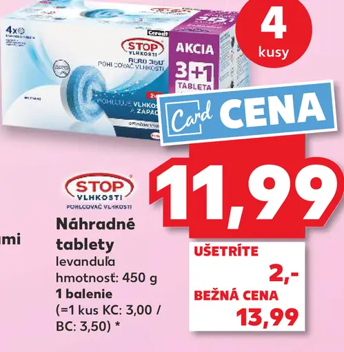 STOP Vlhkosti Náhradné tablety