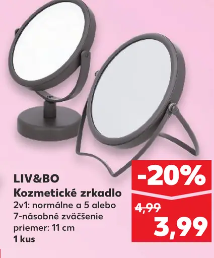 LIV&BO Kozmetické zrkadlo