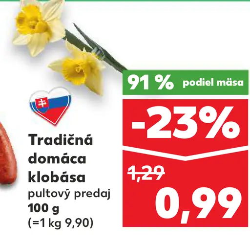 Tradičná domáca klobása