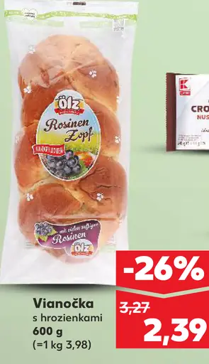 K-Classic Vianočka s hrozienkami