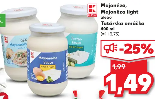 K-Classic majonéza