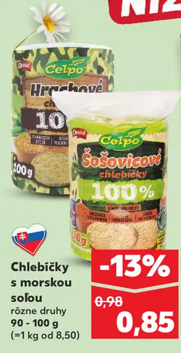 K-Classic Chlebíčky s morskou soľou