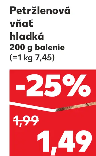 Petržlenová vňať hladká