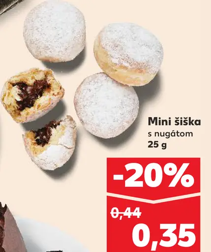 Mini šiška s nugátom