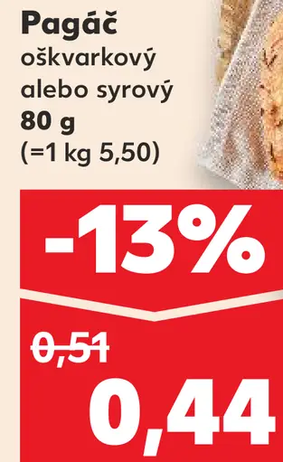 Pagáč oškvarkový alebo syrový