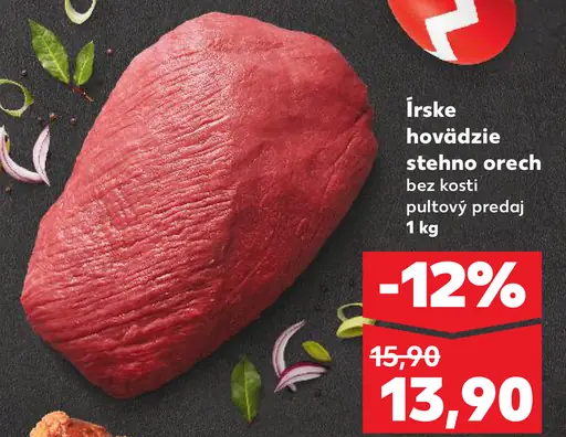 Írske hovädzie stehno orech bez kosti