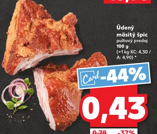 Údený mäsitý špic