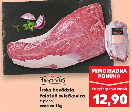 K-Favourites Írska hovädzia falošná sviečkovica z pleca