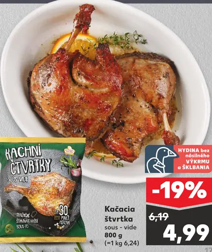 Kačacia štvrťka sous-vide