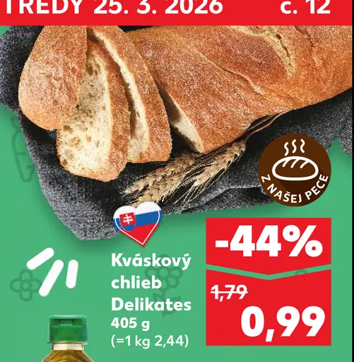 Kváskový chlieb Delikates