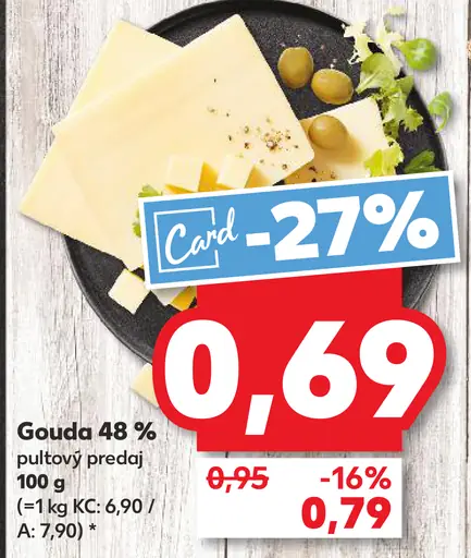 Gouda 48 % syr