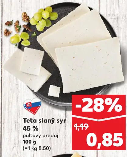 Teta slaný syr 45 %