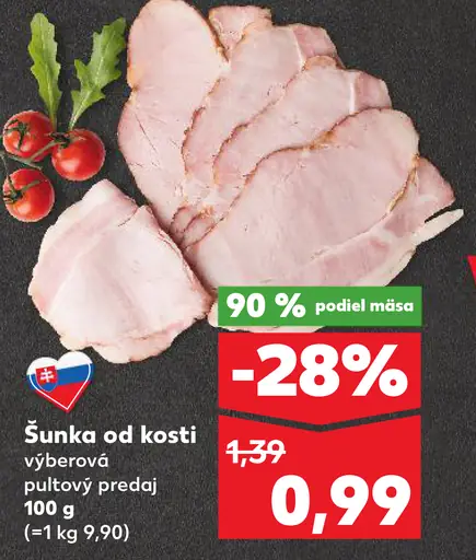 Šunka od kosti výberová