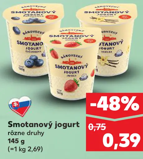 Smotanový jogurt