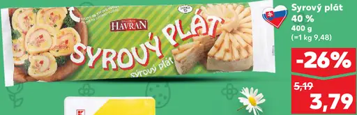 Havran Syrový plát 40 %
