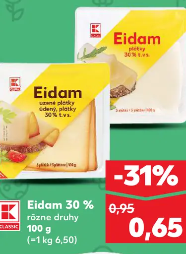 K-Classic Eidam 30 % blok