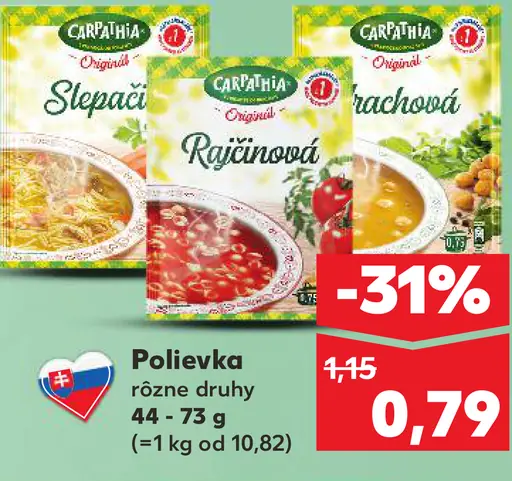 Carpathia instantná polievka