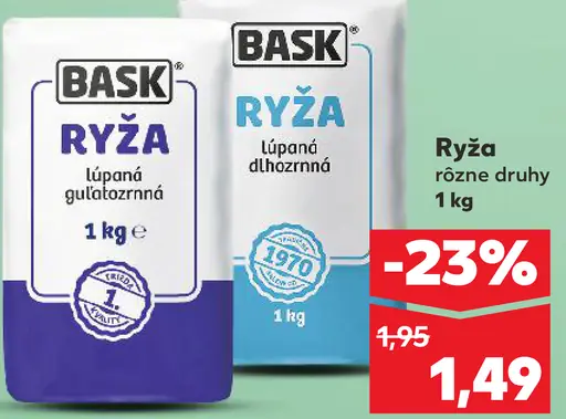 Bask Ryža lúpaná guľatozrnná