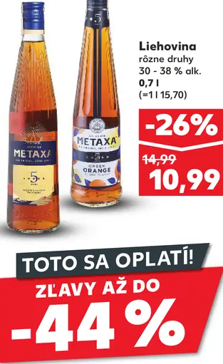 Metaxa Honey Orange liehovina