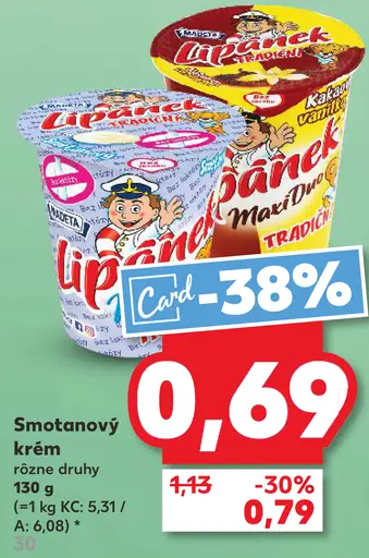 Lipánek Smotanový krém