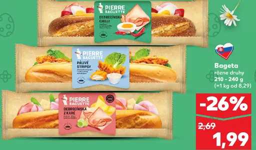 Pierre bageta debrecínska s chili