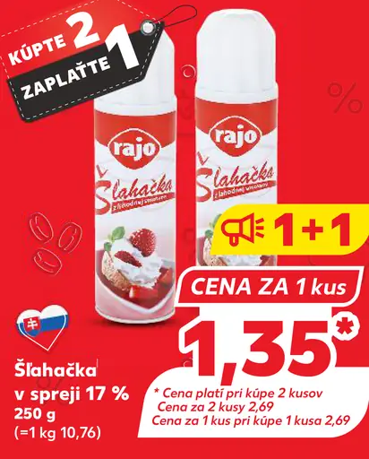 Rajo Šľahačka v spreji