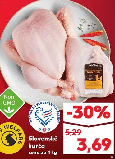 Slovenské kurča celé