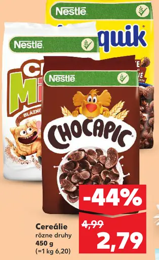 Nestlé cereálie Chocapic Cini Minis Nesquik