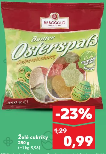 Berggold želé cukríky Butter Osterspaß