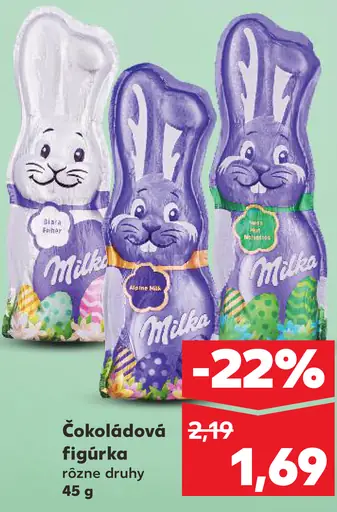 Milka čokoládová figúrka