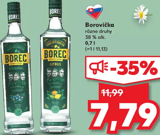 Borec borovička originál