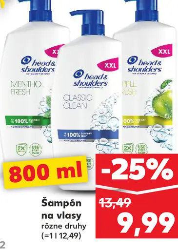 Head & Shoulders šampón na vlasy