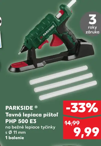 Parkside Tavná lepiaca pištoľ PHP 500 E3