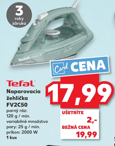 Tefal Naparovacia žehlička FV250