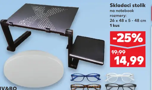 Skladací stolík pod notebook