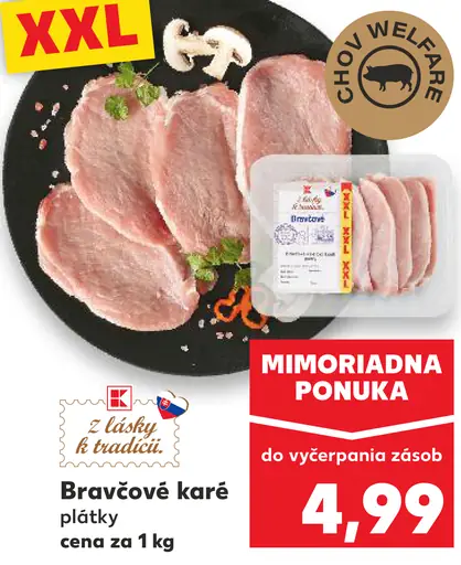 Bravčové karé plátky